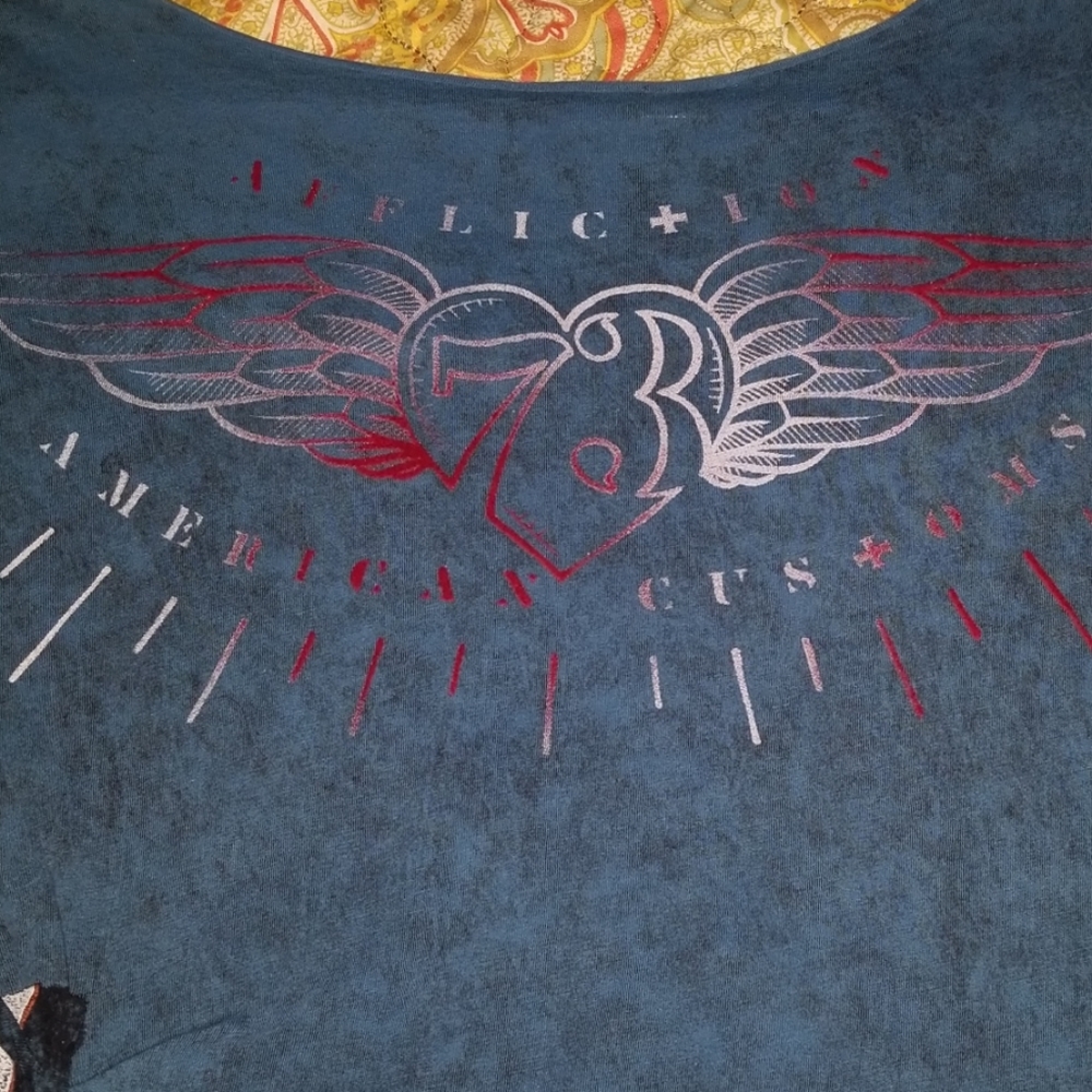 Reversible!! Affliction Fitted Tee - image 6